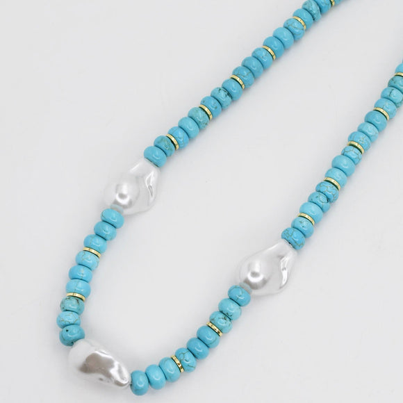 Turquoise Pearl Gemstone N30