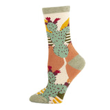 Sol De Cactus / Women's Premium Cotton Crew Socks