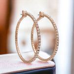 Crystal Hoops (Yellow, White & Rose Gold)