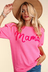 Mama Pop Letters Sweater Plus Size