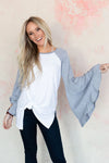 Bell Sleeve Baseball Tee