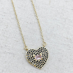 Dainty Black Heart J1