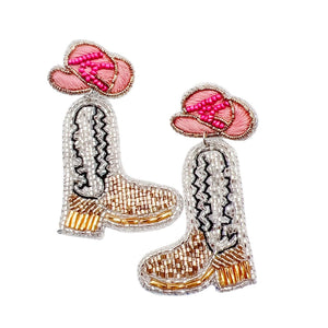 Pink hat boots B3