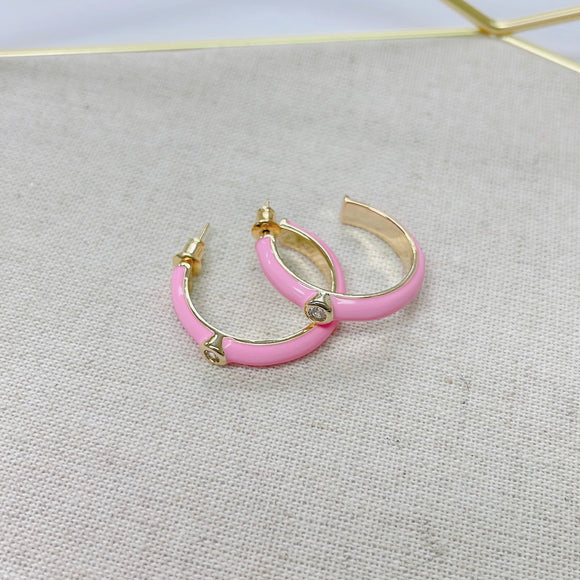 Chic Pink Hoop F23