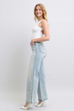 Acid Wash Wide Leg Jeans
