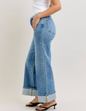 Fold Over Straight Leg with Cuff