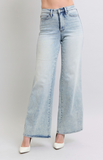 Acid Wash Wide Leg Jeans