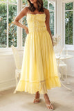 Romantasy Dress in Yellow