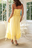 Romantasy Dress in Yellow