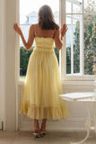 Romantasy Dress in Yellow