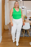 Diana Straight Leg Jeans In White